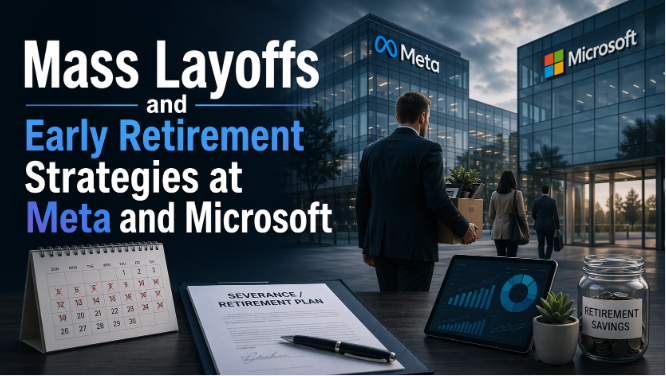 Mass Layoffs and Early Retirement Strategies at Meta and Microsoft